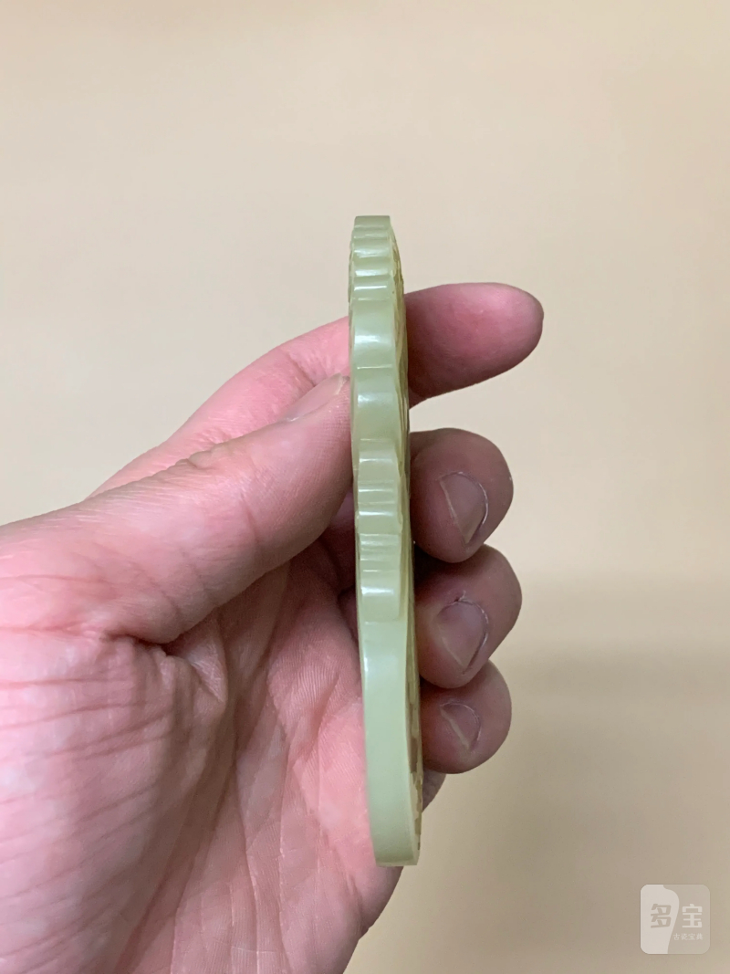 清 黄玉葫芦大吉牌 - 图6